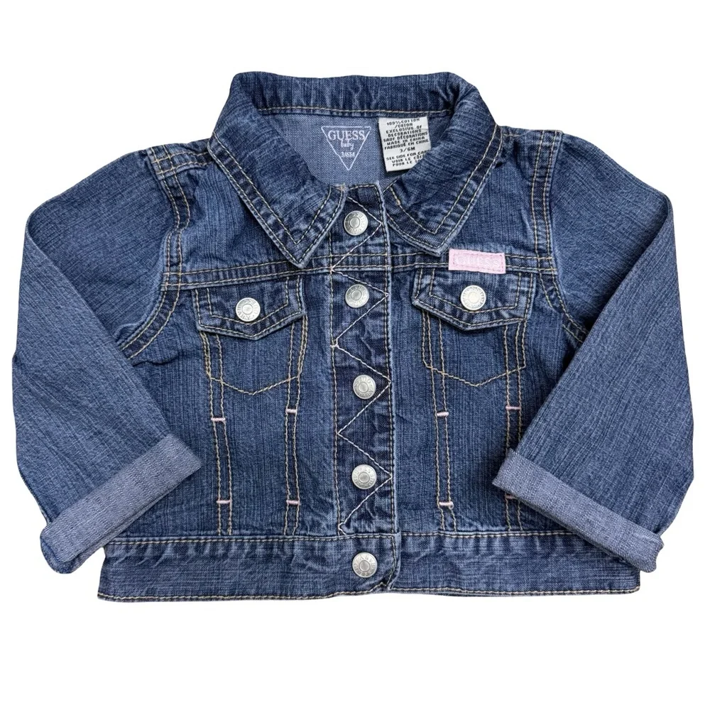 Guess baby‎ Blue Denim Jacket 3/6m
